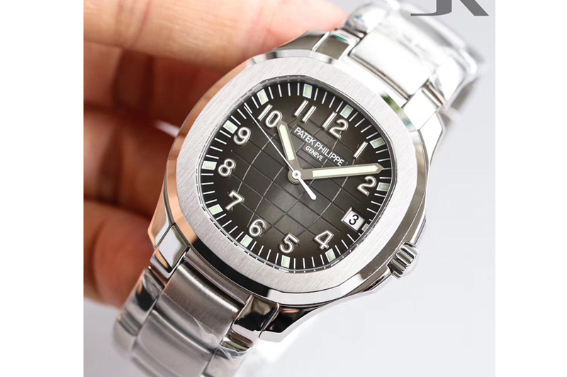 Patek Philippe Aquanaut 5167 SS 3KF Best Edition Gray Dial on SS Bracelet A324 Super Clone