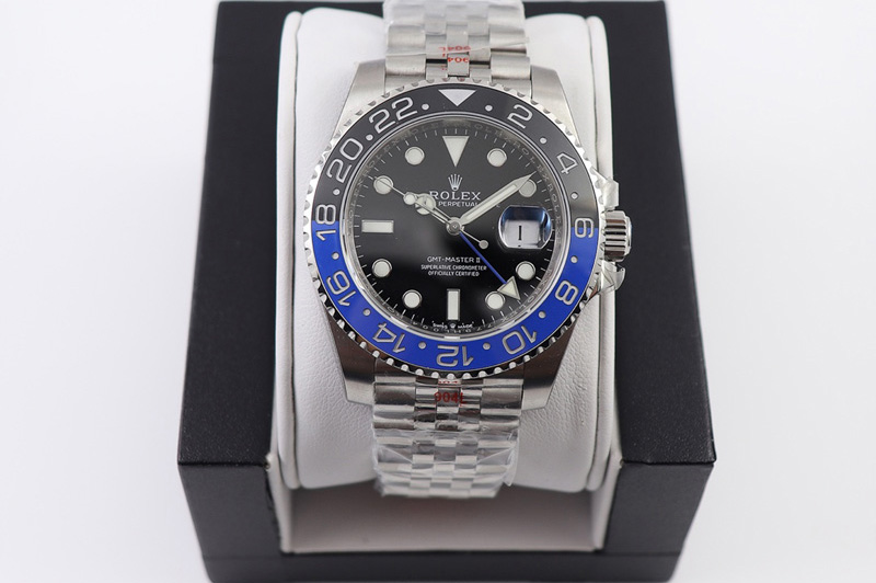 Rolex GMT-Master II 116710 BLNR Black/Blue Ceramic 904L Steel V9F 1:1 Best Edition SA3186 CHS
