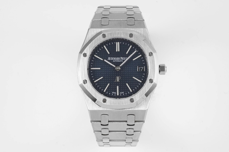 Audemars Royal Oak 39mm 15202 SS KZF 1:1 Best Edition Blue Textured Dial on SS Bracelet A2121