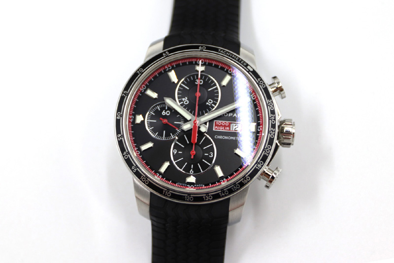 Chopard Mille Miglia 168571 SS V7F 1:1 Best Edition Black Dial On Black Rubber Strap A7750 to Cal.107179