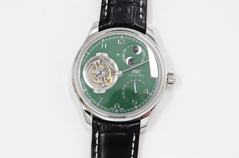 IWC Portugieser Constant-Force Tourbillon Edition "150 Years" SS BBR Best Edition Green Dial