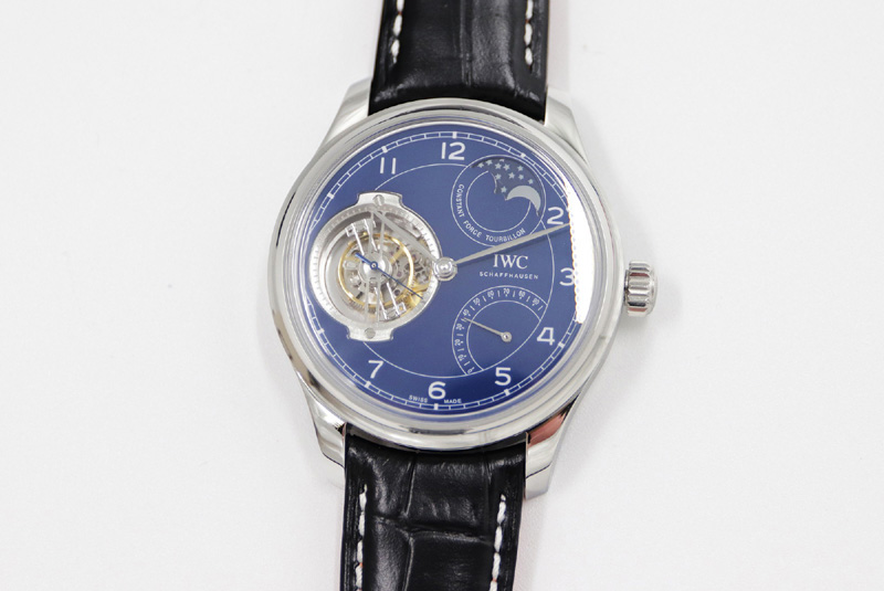 IWC Portugieser Constant-Force Tourbillon Edition "150 Years" SS BBR Best Edition Blue Dial