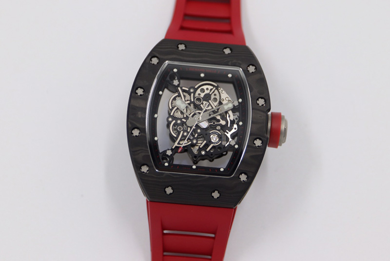 Richard Mille RM055 NTPT KVF Best Edition Skeleton Dial Red on Red ...