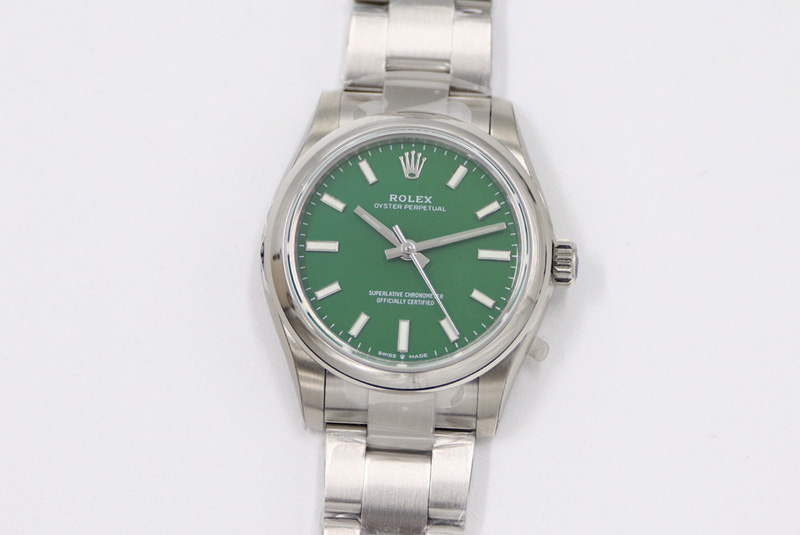 Rolex Oyster Perpetual 31mm 277200 EWF Best Edition Green Dial on SS Bracelet 6T15