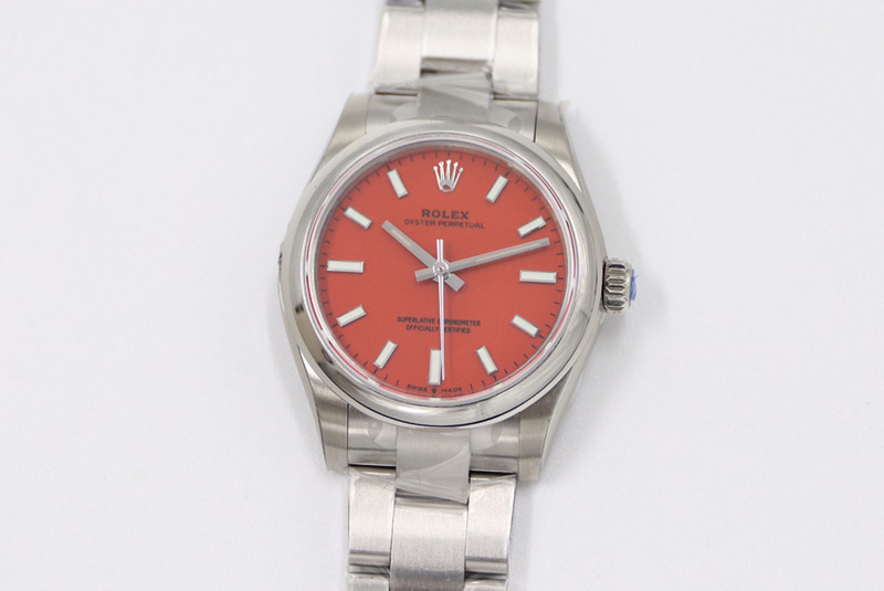 Rolex Oyster Perpetual 31mm 277200 EWF Best Edition Red Dial on SS Bracelet 6T15