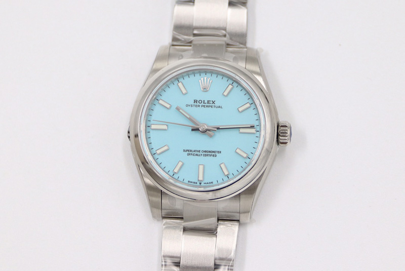 Rolex Oyster Perpetual 31mm 277200 EWF Best Edition Tiffany Blue Dial on SS Bracelet 6T15
