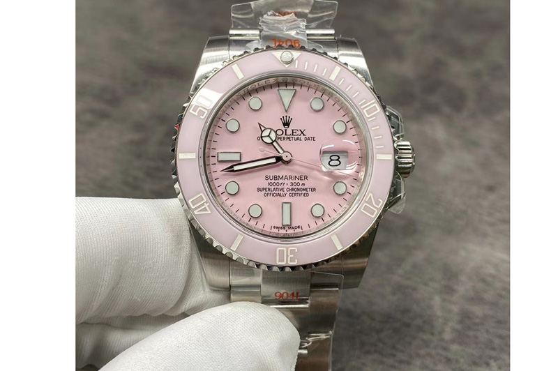 Rolex Submariner 116610 GMF Best Edtion Pink Dial A2836