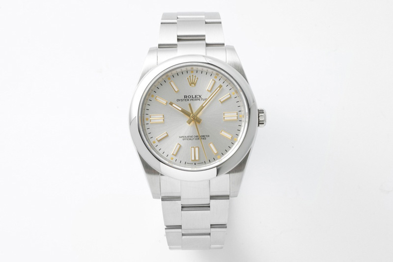 Rolex Oyster Perpetual 41mm 124300 GMF 1:1 Best Edition 904L Steel Silver Dial on SS Bracelet SA3230