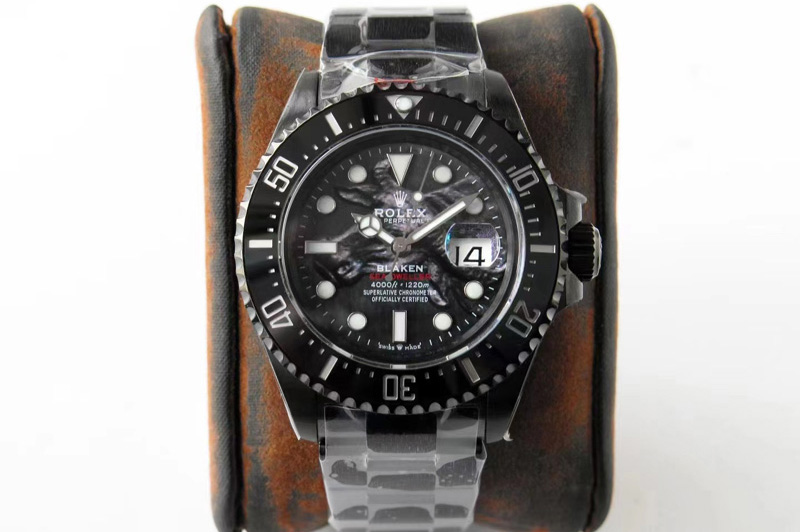 Rolex Sea-Dweller 126600 Blaken Rof 1:1 Best Edition DLC Case and Bracelet A2824