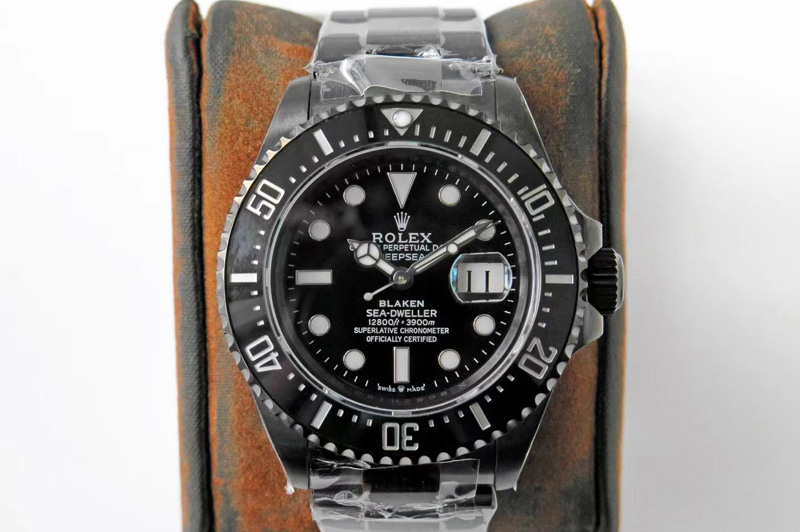 Rolex Sea-Dweller 126600 Blaken Rof 1:1 Best Edition DLC Case and Bracelet A2824
