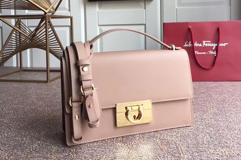 Ferragamo 21E099 Aileen Bags in Pink calfskin leather