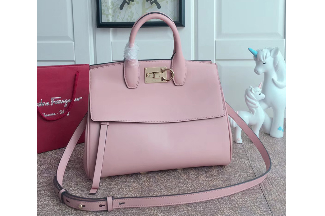 Ferragamo 21H159 Studio Bag Pink Calfskin leather