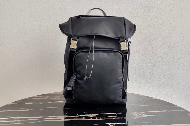 Prada 2VZ135 Nylon Backpack in Black Nylon
