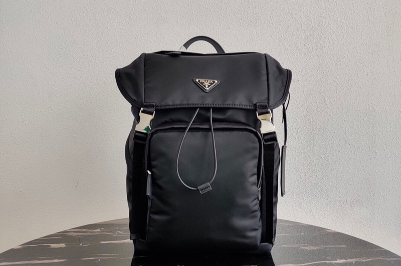 Prada 2VZ135 Nylon Backpack in Black Nylon