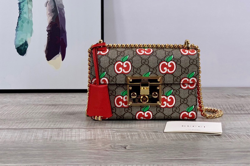 Gucci 409487 Chinese Valentine's Day Padlock small shoulder bag