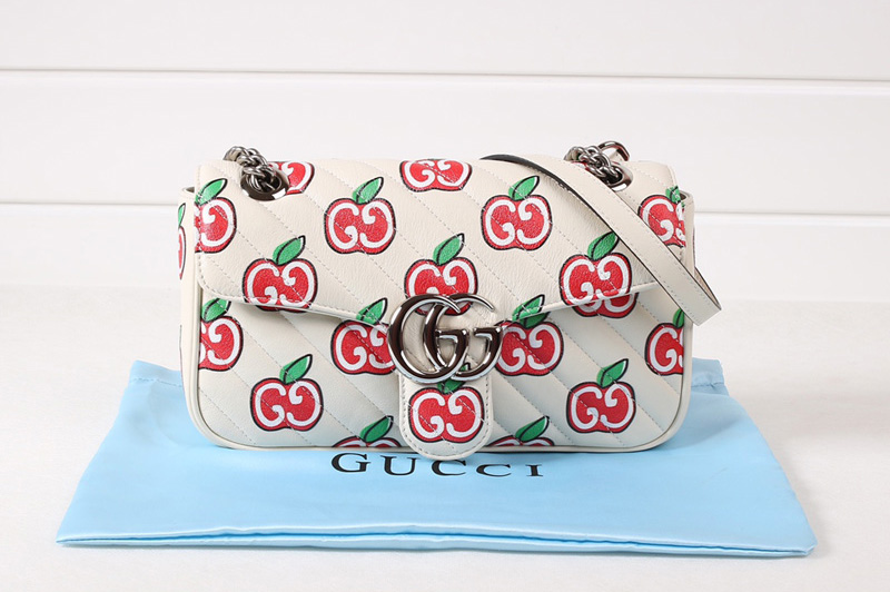 Gucci 443497 Chinese Valentine's Day GG Marmont small shoulder bag