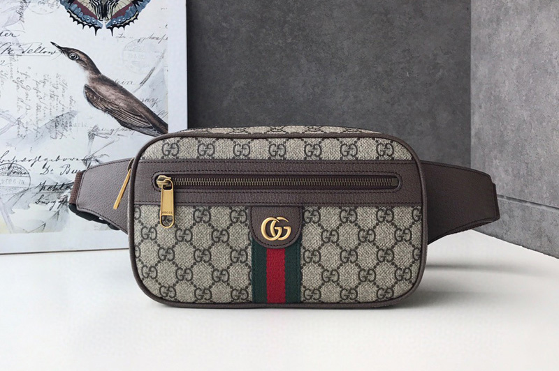 Gucci 574796 Ophidia GG belt bags Beige/ebony soft GG Supreme