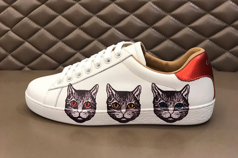 Mens and Womens Gucci 577147 Ace sneaker with Mystic Cat