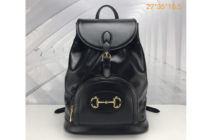Gucci 620849 Gucci 1955 Horsebit backpack in Black leather