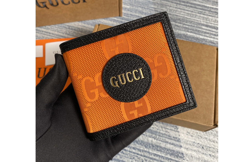 Gucci 625573 Gucci Off The Grid billfold wallet in Orange GG nylon