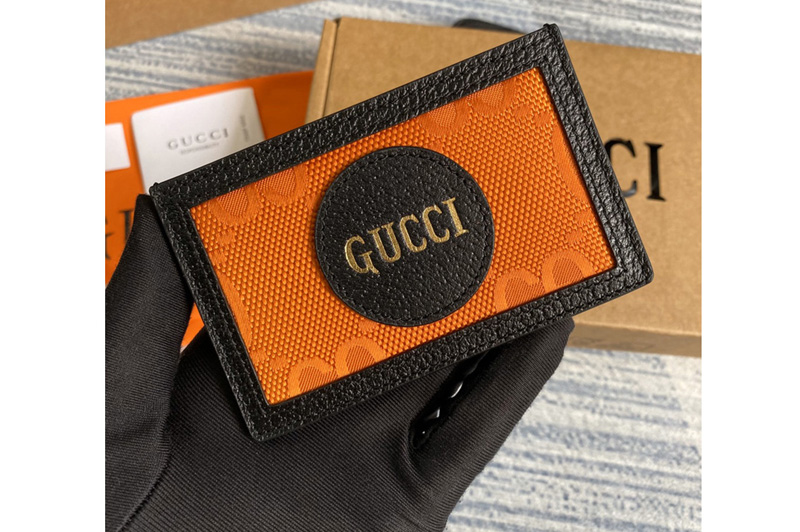 Gucci 625578 Gucci Off The Grid card case in Orange GG nylon