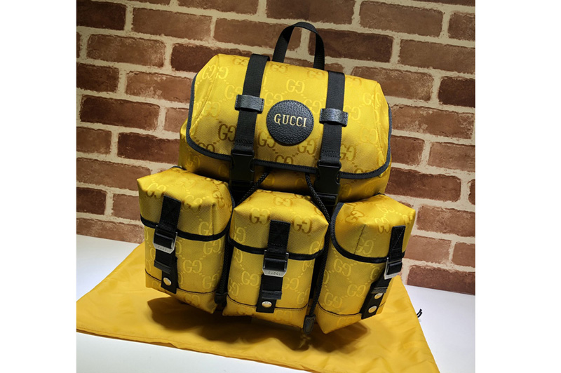 Gucci 626160 Gucci Off The Grid backpack in Yellow GG nylon