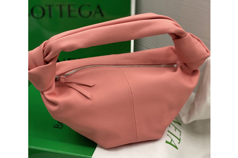 Bottega Veneta 629635 Mini top handle bag in Pink Calfskin Leather