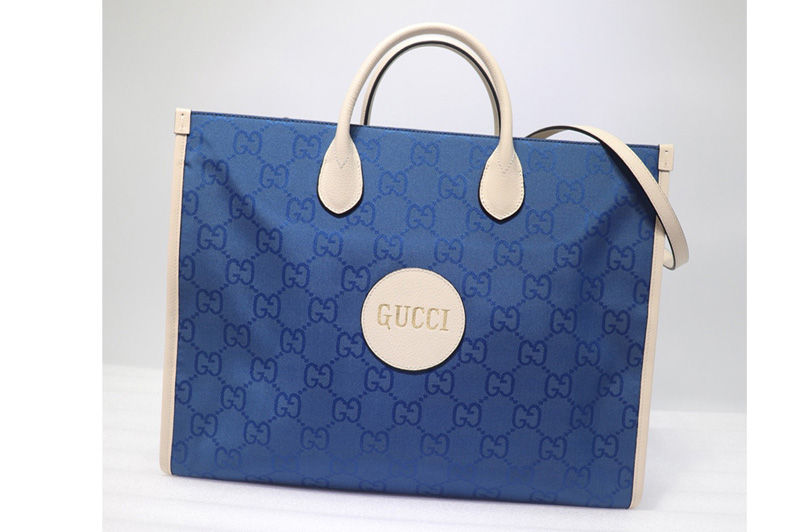 Gucci 630353 Gucci Off The Grid tote bag in Blue GG nylon