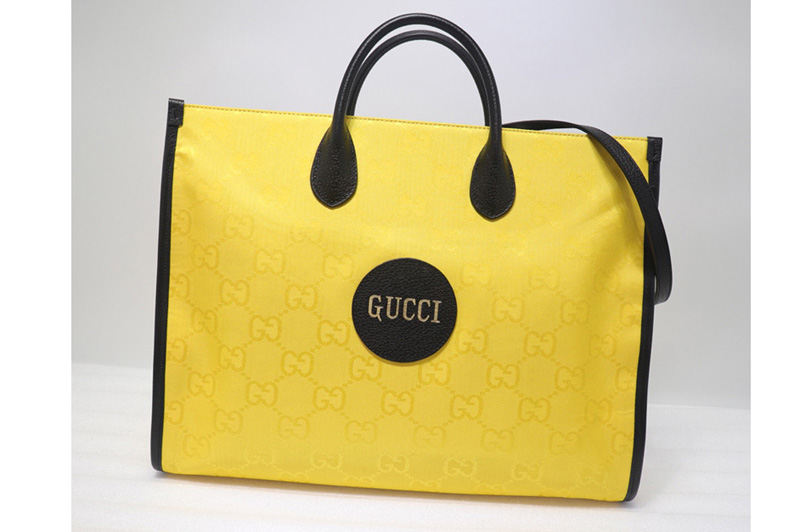 Gucci 630353 Gucci Off The Grid tote bag in Yellow GG nylon