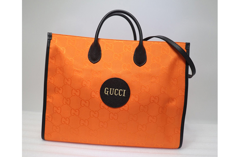 Gucci 630353 Gucci Off The Grid tote bag in Orange GG nylon