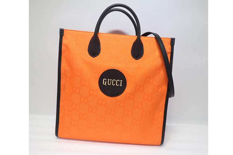 Gucci 630355 Gucci Off The Grid long tote bag in Orange GG nylon