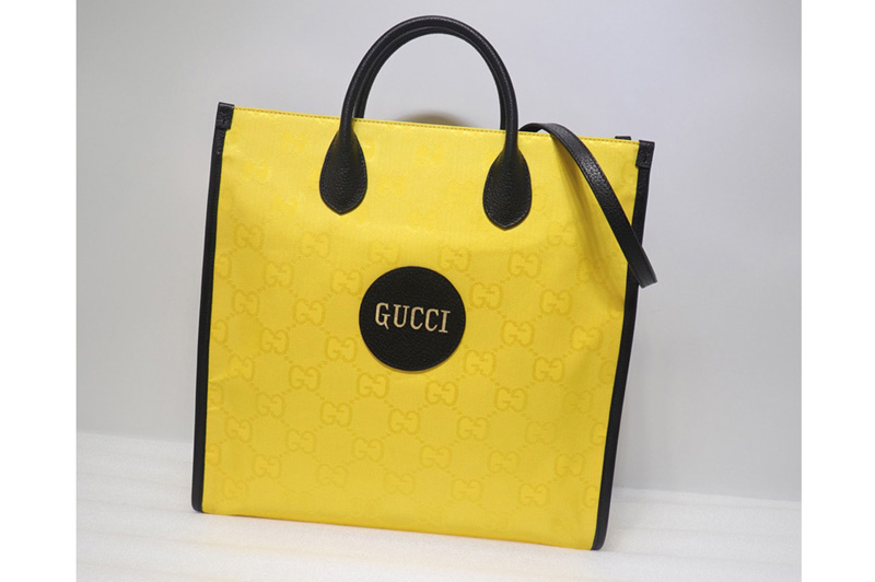 Gucci 630355 Gucci Off The Grid long tote bag in Yellow GG nylon