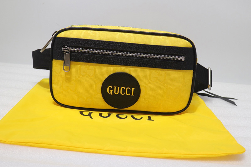 Gucci 631341 Gucci Off The Grid belt bag in Yellow GG nylon