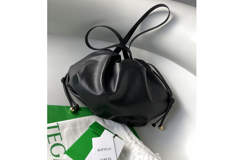 Bottega Veneta 651811 Shoulder bag in Black Nappa leather