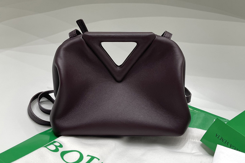 Bottega Veneta 658476 Point Leather top handle bag in Fondant Calf Leather