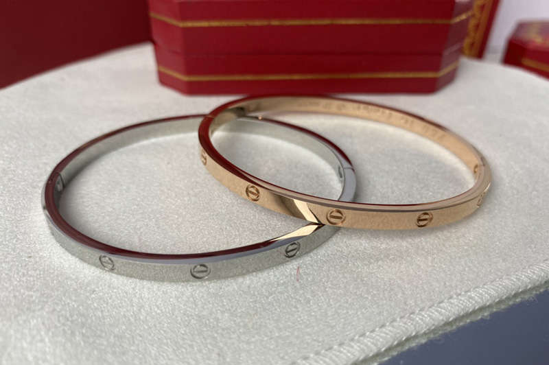 Cartier B6047517 Love bracelet, small model, in Yellow Gold/White Gold/Rose Gold