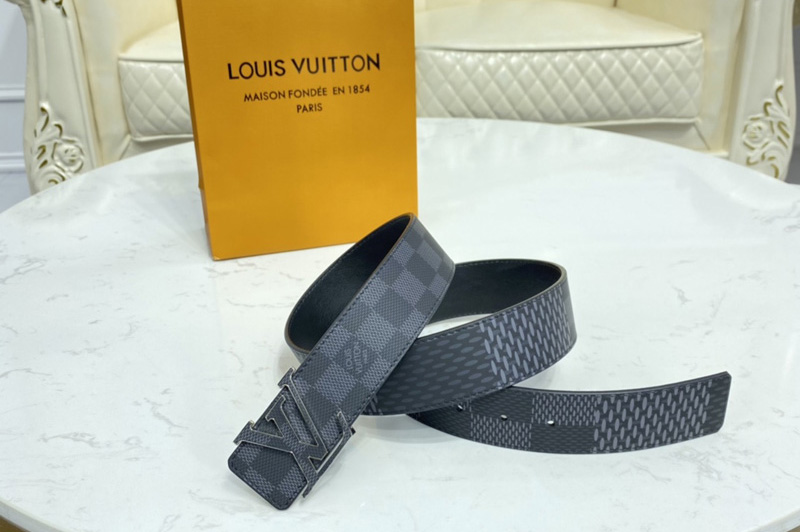 Louis Vuitton M0340V LV Initiales 40mm reversible belt in Damier Infini canvas