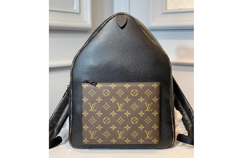 Louis Vuitton M30259 LV Apollo Backpack in Monogram Canvas and Taiga Leather
