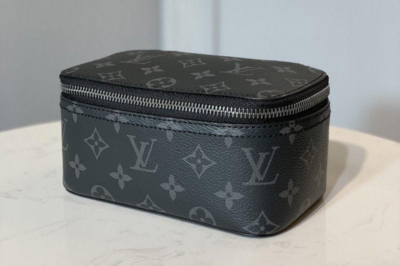 Louis Vuitton M43688 LV Packing Cube PM in Monogram Eclipse Canvas