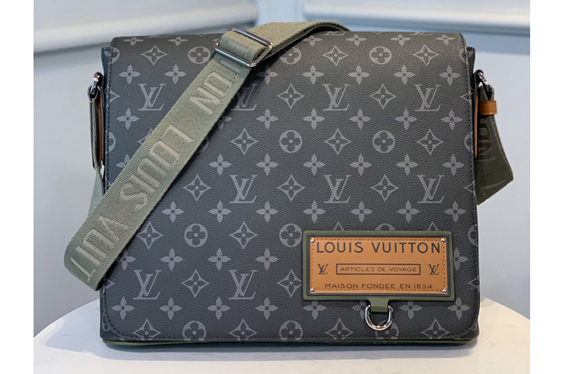 Louis Vuitton M44001 LV District MM Bag in Monogramme Eclipse canvas