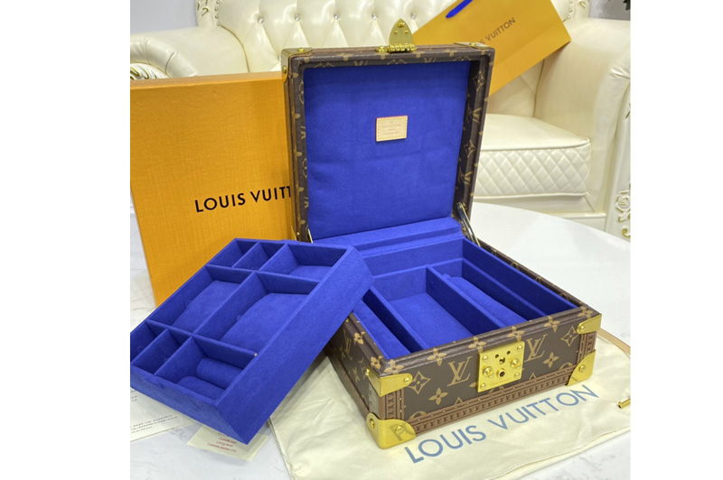 Louis Vuitton M13513 LV Coffret Joaillerie Jewelry Box in Monogram canvas