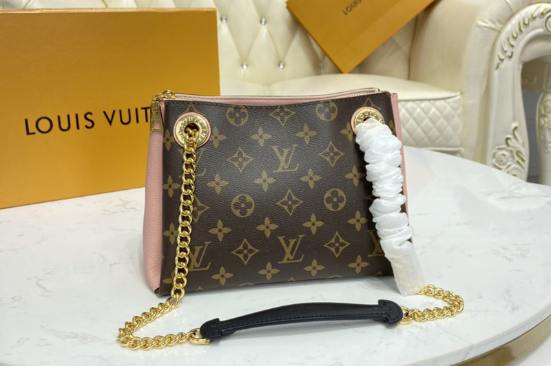 Louis Vuitton M43777 LV Surene BB handbag in Monogram canvas and grained calf leather