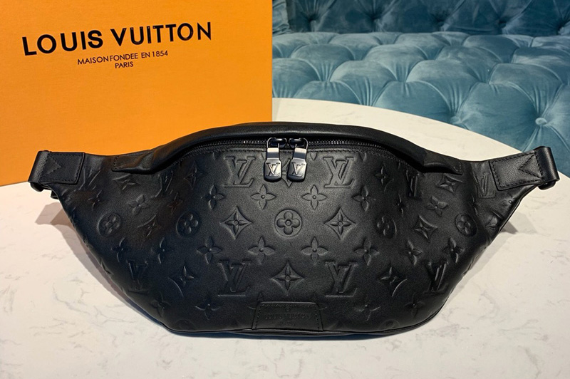 Louis Vuitton M44388 LV Discovery bumbag in Monogram Shadow calf leather