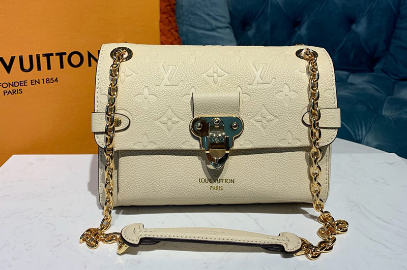 Louis Vuitton M44553 LV Vavin BB Bag in Beige Monogram Empreinte leather