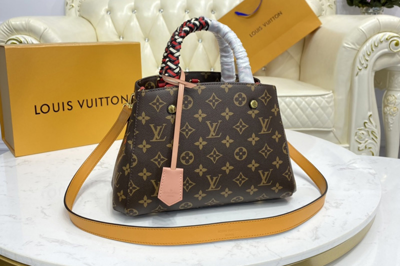 Louis Vuitton M44671 LV Montaigne BB handbag in Monogram coated canvas