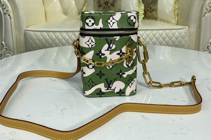 Louis Vuitton M44914 LV Phone Box Bag in Green Monogram canvas