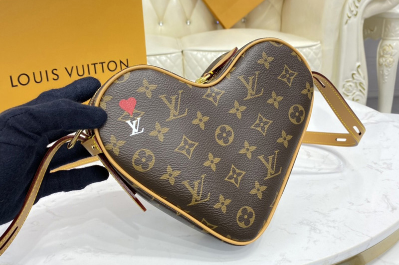Louis Vuitton M57456 LV Game On Coeur small handbag in Transformed Monogram canvas