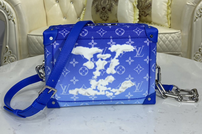 Louis Vuitton M45430 LV Soft Trunk Bag in Monogram Clouds coated canvas