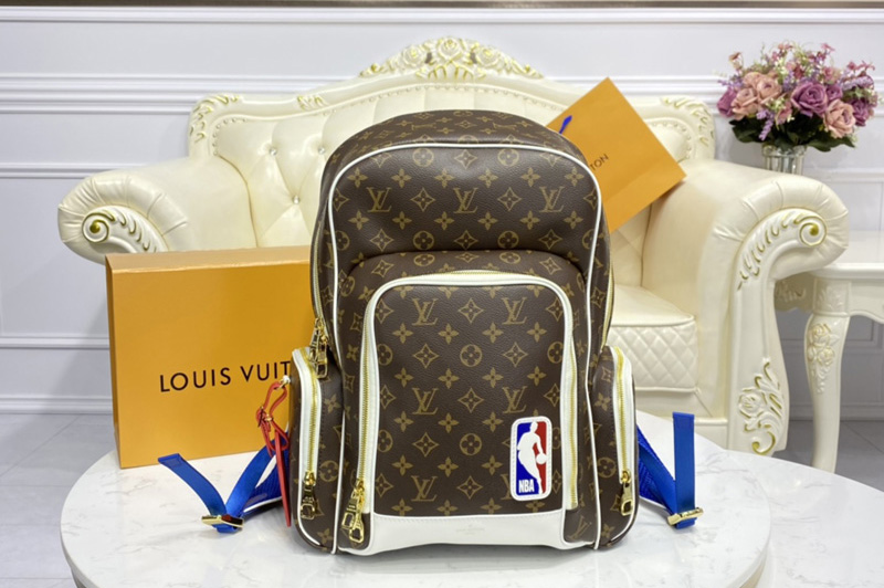 Louis Vuitton M45581 LV LVxNBA New Backpack In Monogram coated canvas