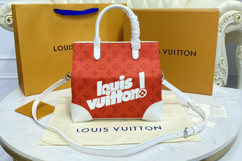 Louis Vuitton M46113 LV Carry It bag in Orange Monogram Reverse